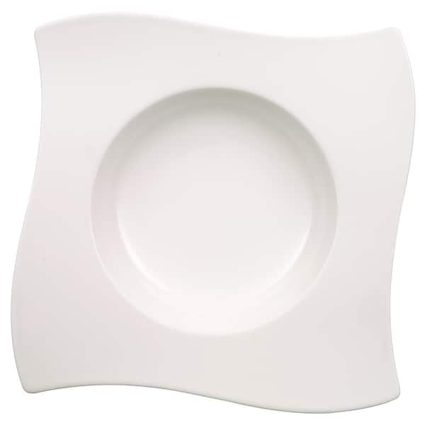 Villeroy & Boch New Wave White Porcelain Rim Soup Bowl
