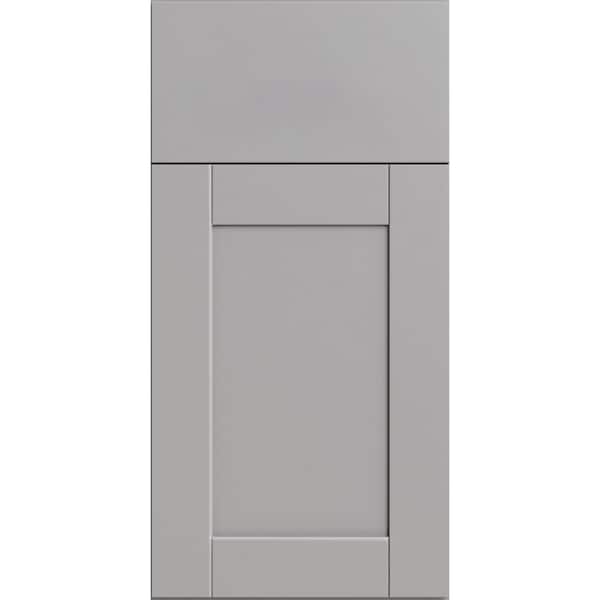 Lakeville 7.5 in. W x 0.75 in. D x 7.5 in. H in Veiled Gray Cabinet Door Sample