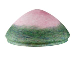 Pate-De-Verre 6 in Pink and Green Colorful Glass Novelty Shade with No Fitter