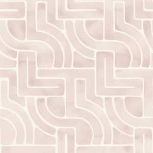 Pink Blythe Matte Vinyl Peel and Stick Wallpaper