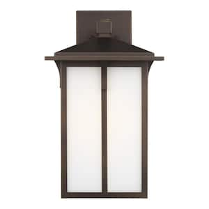 Tomek 1-Light Antique Bronze Outdoor Wall Lantern