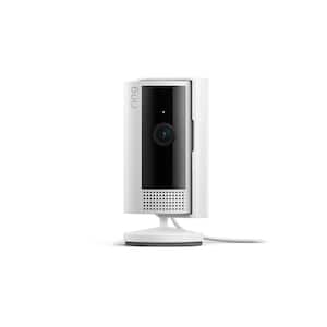 Blink Mini Indoor Wired 1080p Wi-Fi Security Camera in White B07X6C9RMF -  The Home Depot