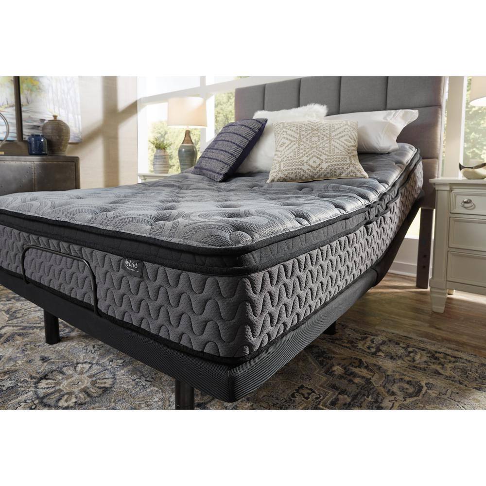 Luxury King Eurotop Innerspring Mattress with Water-Resistant Cover