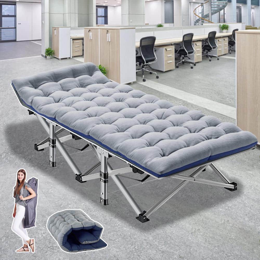 BOZTIY Folding Camping Cot, Heavy-Duty Sleeping Cots with Carry Bag ...