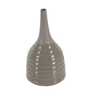 Brown Ceramic Decorative Vase