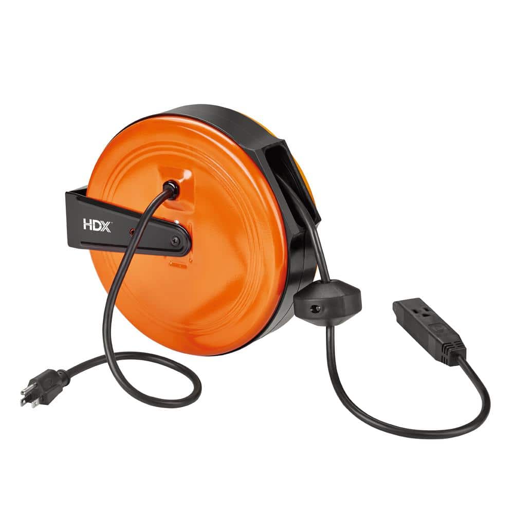 Please see replacement Item# 49665. ReelWorks Retractable Cord Reel —  33ft., 16/3 SJT Cord, Triple Tap Outlet, 10 Amps