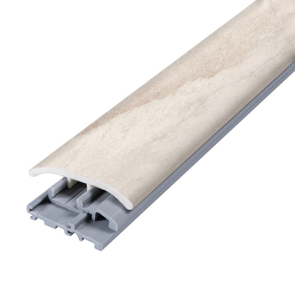 Champagne 0.31 in. T x 2 in. W x 78.7 in. L Vinyl 4-in-1 Molding