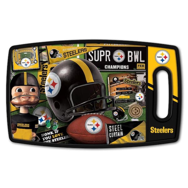 NFL Pittsburgh Steelers Retro Series Polypropyene Cutting Board