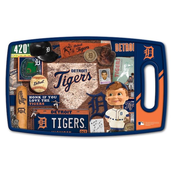 MLB Detroit Tigers Retro Series Polypropyene Cutting Board