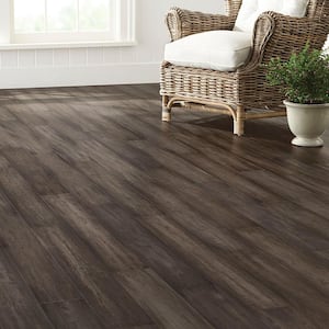 Hand Scraped Strand Woven Tacoma 3/8 in. T x 5-1/5 in. W x 36.22 in. L Solid Bamboo Flooring(26.14 sqft / case)