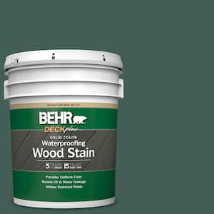 5 gal. #M440-7 Rainforest Solid Color Waterproofing Exterior Wood Stain