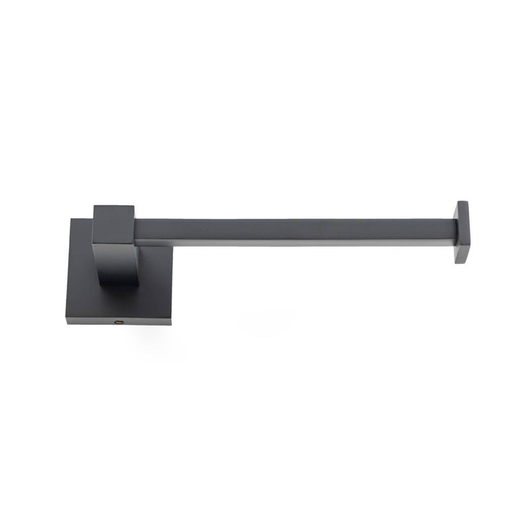 Matte Black Modern 3-Piece Bathroom Hardware Set