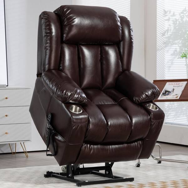 ライア aisword Dual Motor Leatheraire Power Lift Recliner Chair with
