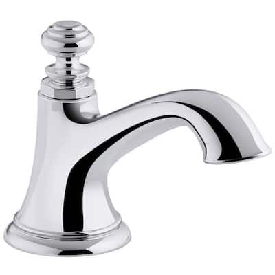 Artifacts 5.375 in. Bathroom Sink Spout with Bell Design in Polished Chrome