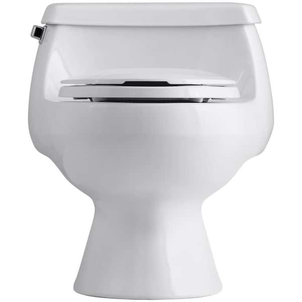 KOHLER Rialto 1-piece 1.6 GPF Single Flush Round Toilet in Almond