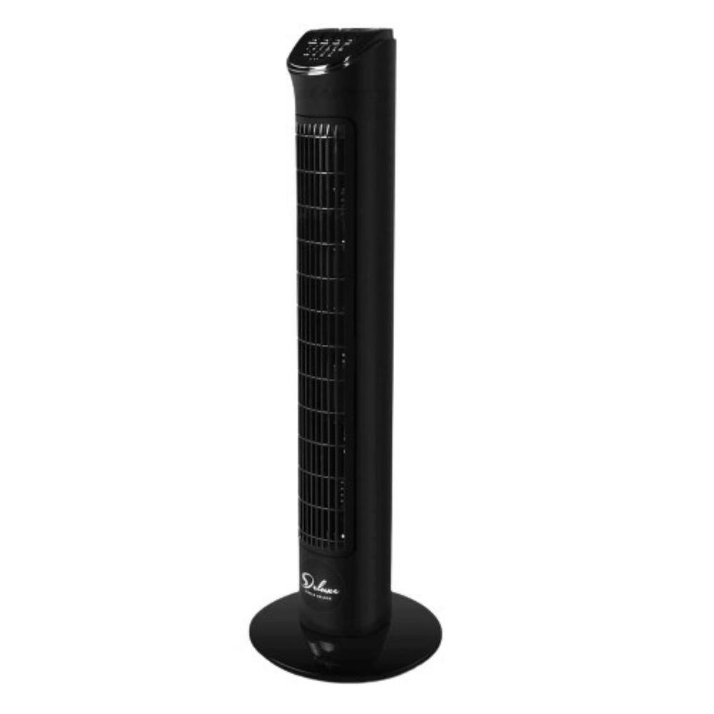 32 in. 3 Fan Speeds Tower Fan in Black Finish Electric Oscillating 3-Modes, 9-Air Flow Settings with Remote Control price history on PriceWatchPro