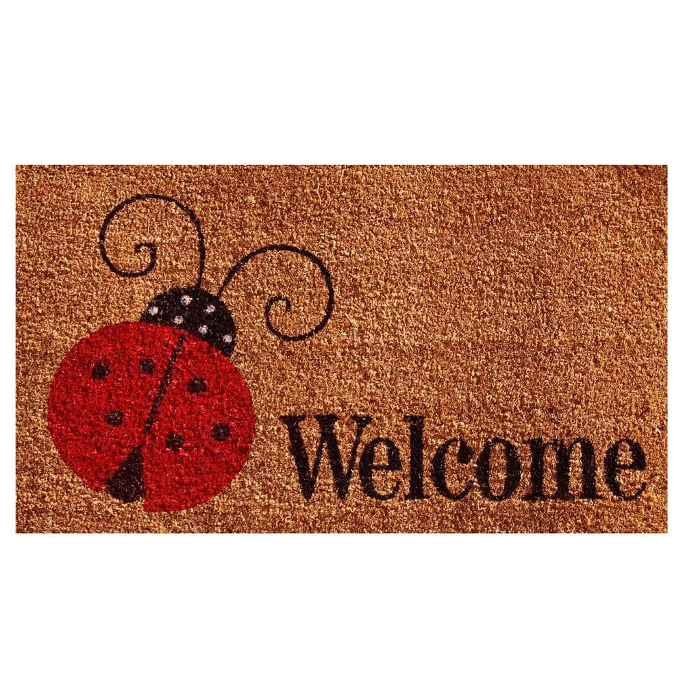 Ladybug Welcome - Entryway Floor Mat