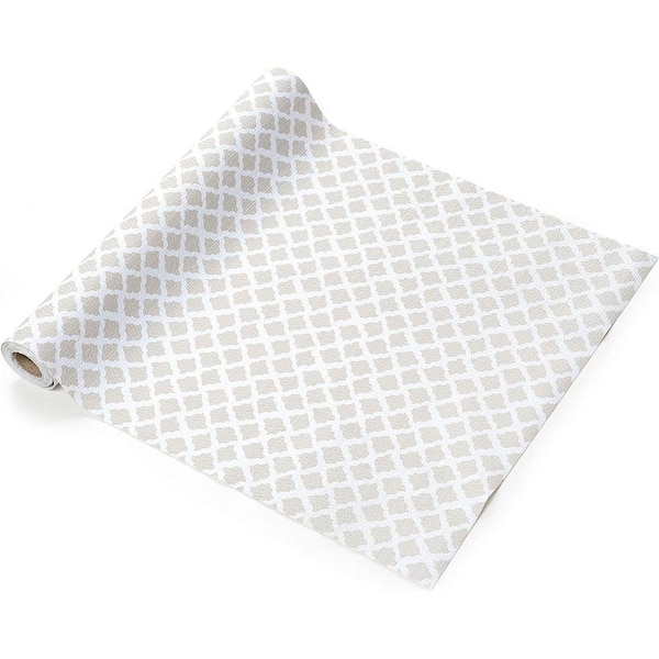 Con-Tact Brand Grip Prints Non-Adhesive Shelf Liner, Aspen Aloe 18