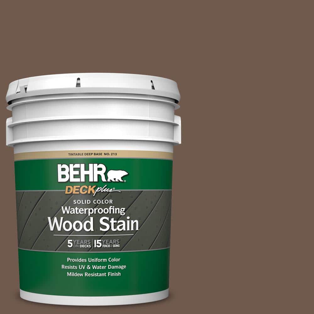 5 gal. #PPF-52 Rich Brown Solid Color Waterproofing Exterior Wood Stain