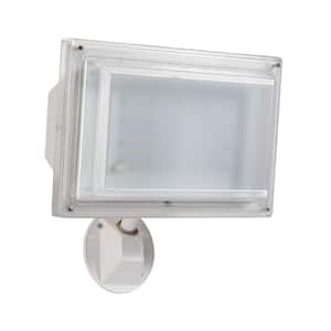 FL55 White Outdoor Integrated LED Wall Pack Light
