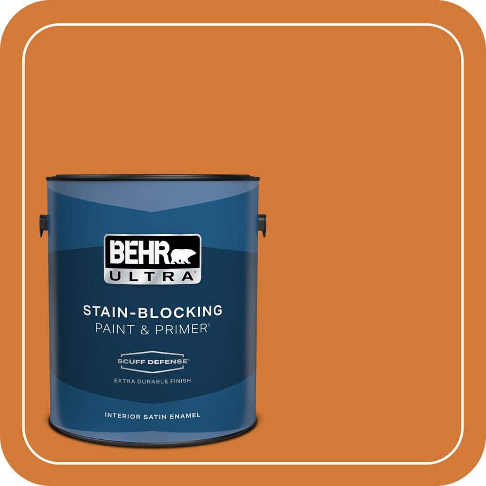 1 gal. #T17-19 Fired Up Extra Durable Satin Enamel Interior Paint & Primer price history on PriceWatchPro