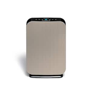 BreatheSmart 75i 1300 sq. ft. HEPA Console Air Purifier with Odor Filter for Allergens, Odors and Dander in Metallics