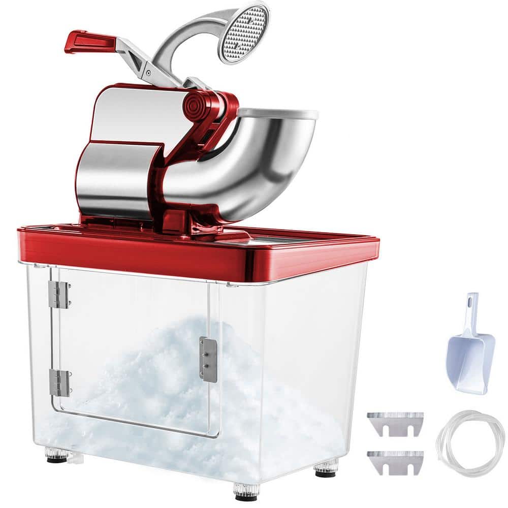 SKYSHALO 1150 oz Commercial Ice Crusher 440 lbs./H, Red 300