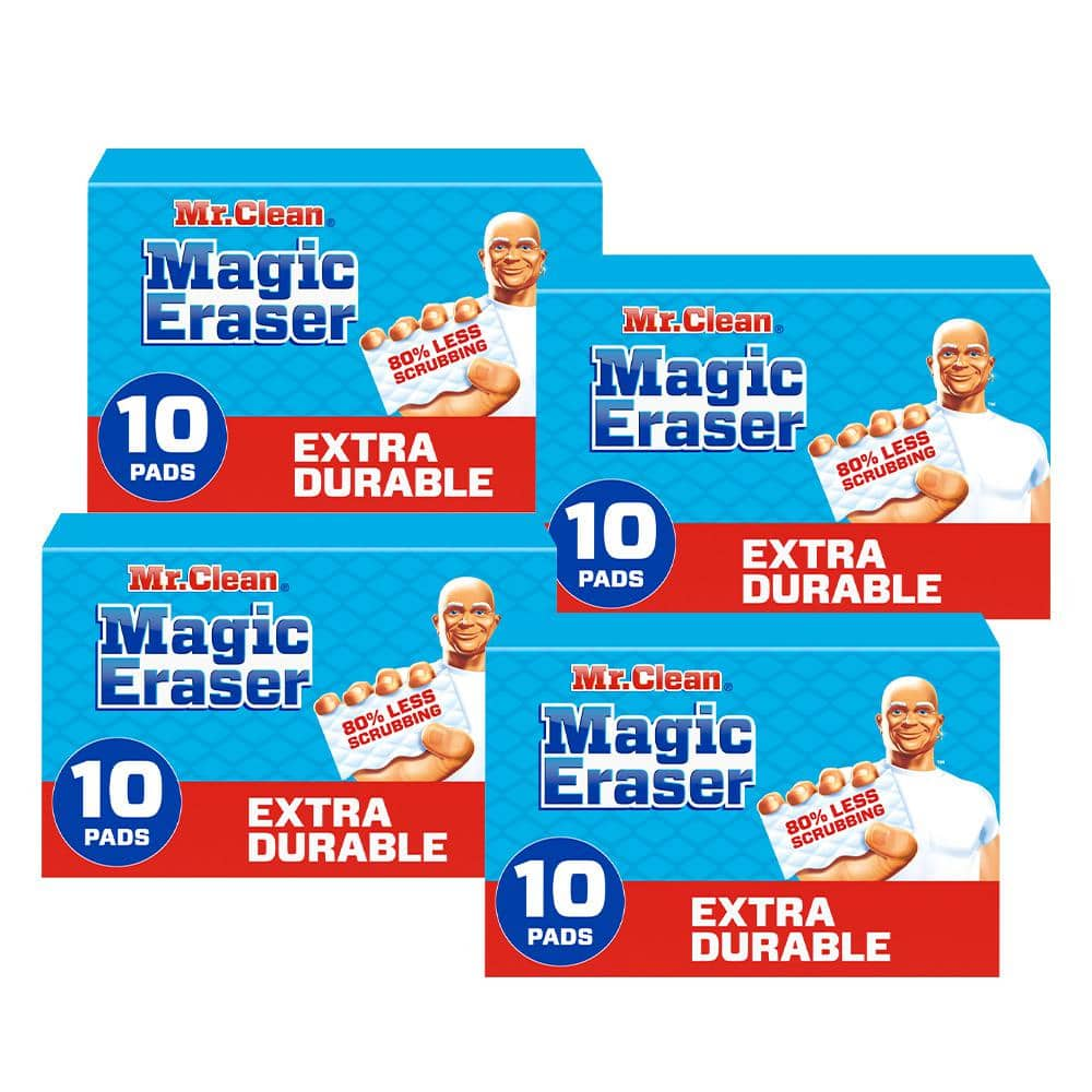 Mr. Clean Extra Durable Magic Erasers Multi-Purpose Cleaning Sponge (10 ...