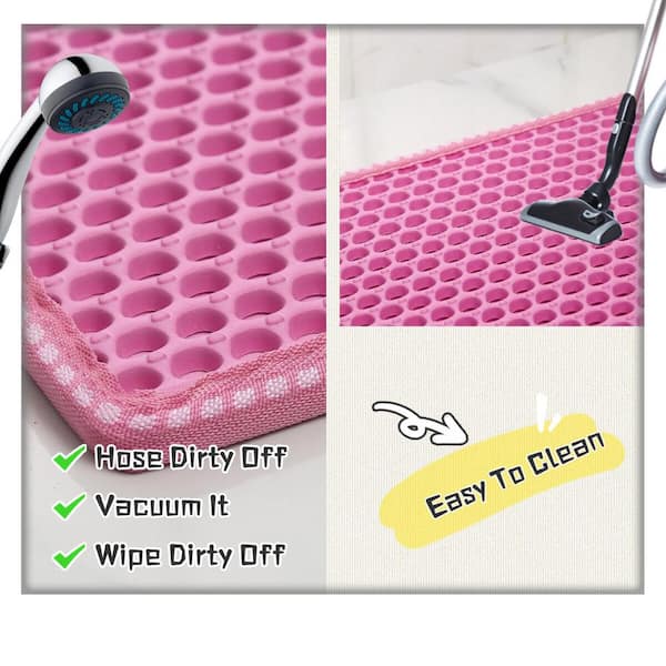 Conlun Cat Litter Mat, 24 x 17 Premium Durable PVC, Non-Slip, Less Waste,  Urine Waterproof 