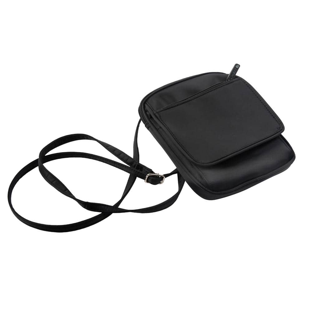 Champs Black Genuine Leather Waist-Pack