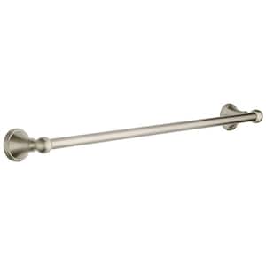 Crestfield 24 in. Wall Mounted Towel Bar in Brushed Nickel