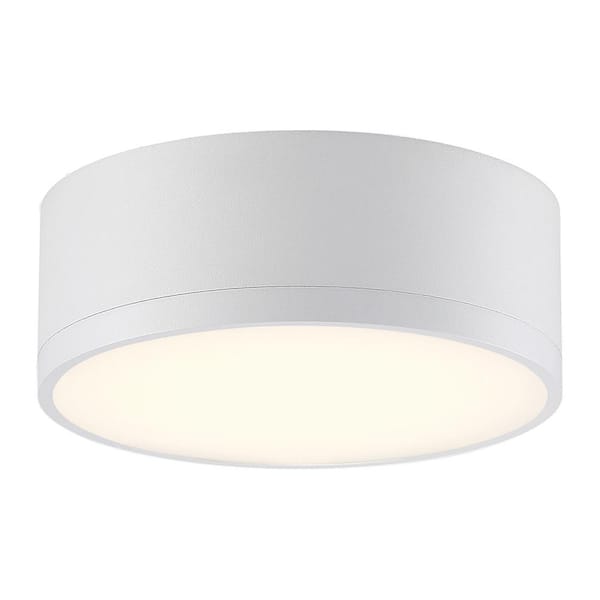Access Lighting Beat 6.75 in. Transitional White Integrated LED Flush Mount