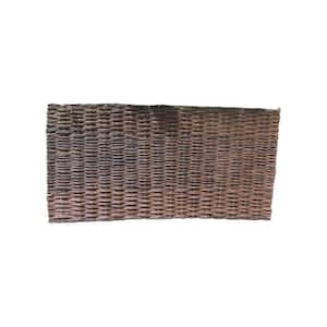 24 in. H x 72 in. W Willow Woven Hurdle Fence Panel