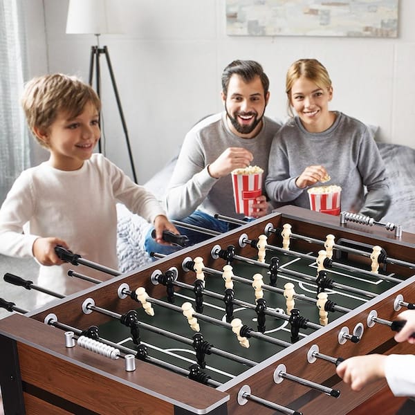 54 ft.  ft.  Foosball Soccer Table Competition Sized Football Arcade Indoor Game Room