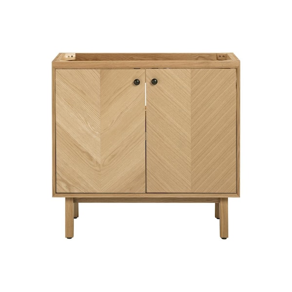 Avanity Adele 36 in. W x 21 in. D x 34 in. H Bath Vanity Cabinet without Top in Natural Oak Finish