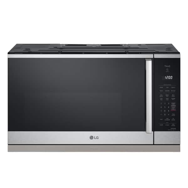 LG Smart 2.1 cu. ft. Stainless Steel Electric 1050-Watt Over-The