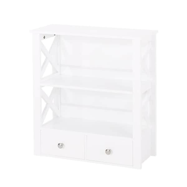 Noble House Mulligan 23.75 in. W x 25.75 in. H Wall Cabinet in White