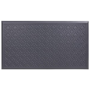 Fairmont Tiles Gray 20 in. x 36 in. Comfort Door Mat