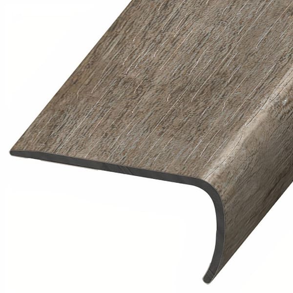 ASPEN FLOORING Hammrick 1 in. Thick x 2 in. Width x 94 in. Length Rigid Core Stair Nosing Vinyl Molding