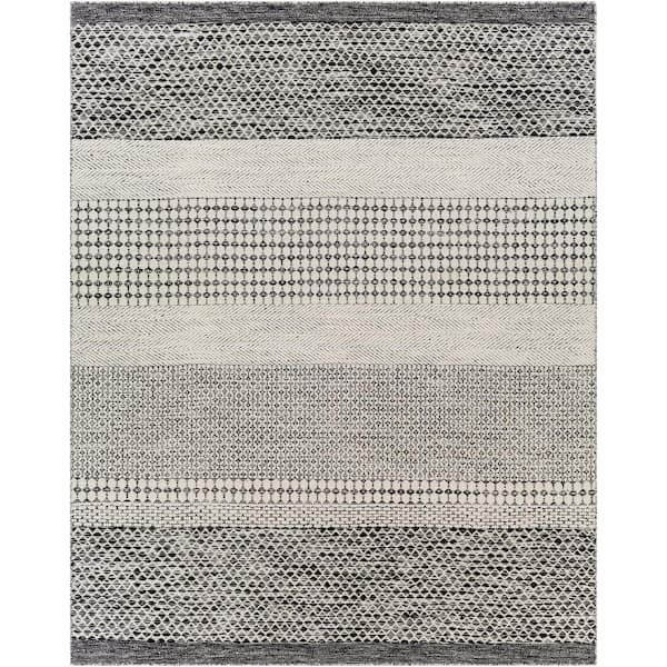 Livabliss Mardin Black/Beige Global 8 ft. x 10 ft. Indoor Area Rug