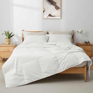 Summer White Twin Size Goose Down Comforter