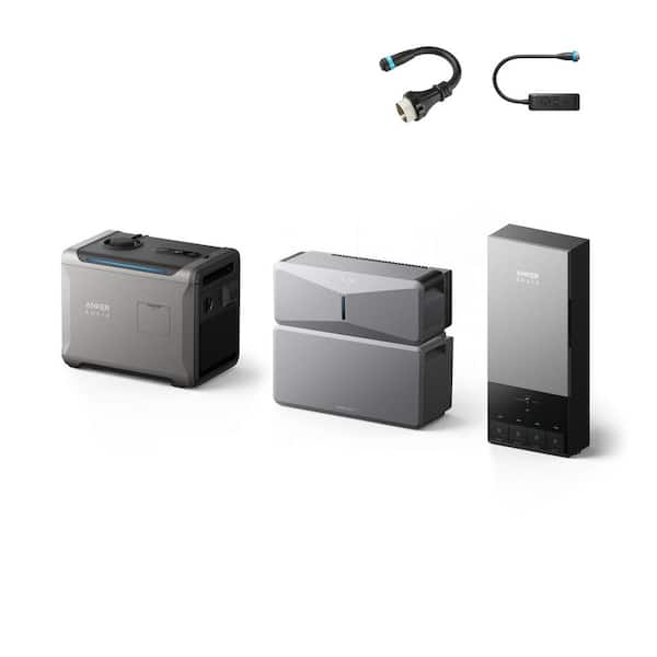 Anker SOLIX E10 Infinite Automatic Backup Kit, 6kWh/7.6kW Rated Output ...