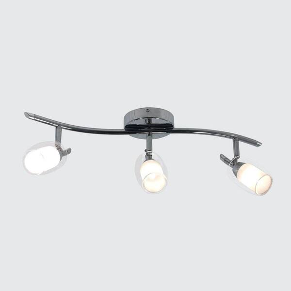 BAZZ Accent Chrome Plate Track Lighting Fixture