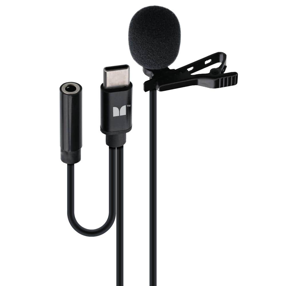 1 Pc téléphone micro portable revers métal clip-on microphone pour