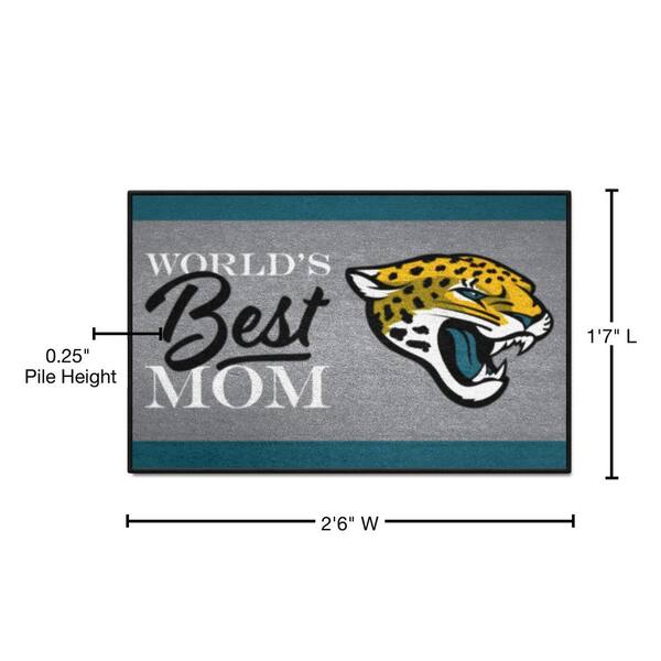 FANMATS Jacksonville Jaguars Starter Mat - World's Best Mom