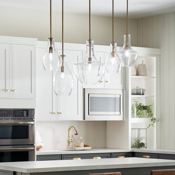 clear glass kitchen pendants