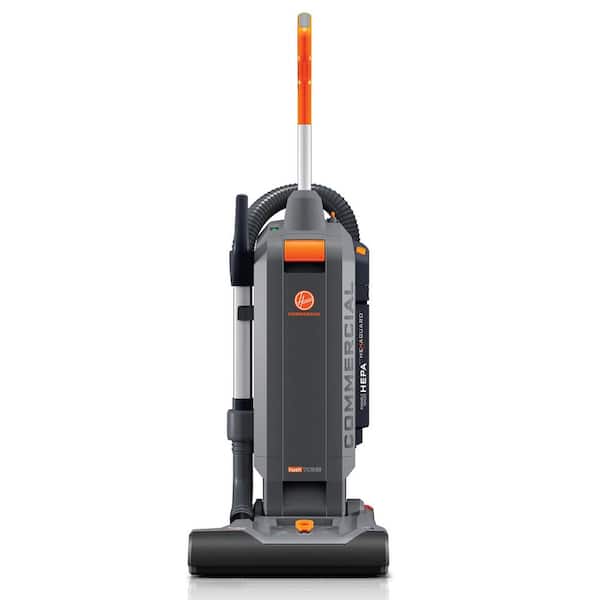 Commercial HushTone 15 in. 2-Speed Corded, HEPA Hard Bagged Upright Vacuum Cleaner w/ IntelliBelt, Carpet and Hard Floor
