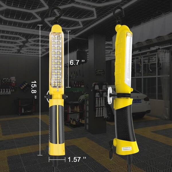 BeamBox 120-Volt LED Trouble Light, Handheld Corded Work Light