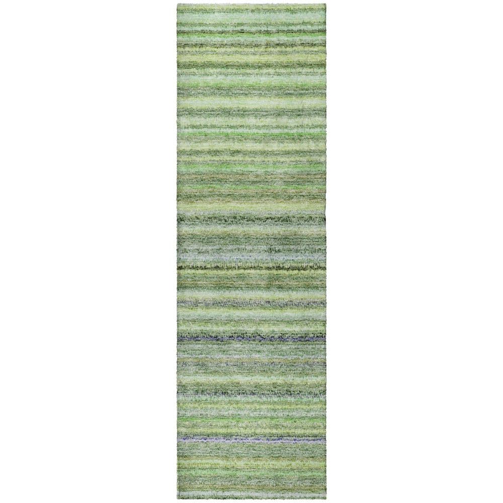 Dream Shag Premium Machine Washable Abstract ADS598 Green 2 ft. x 7 ft. Runner Rug price history on PriceWatchPro