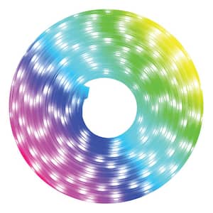 16.4 ft. Indoor/Outdoor LED Light Strip, Multi-Color and Multi-White